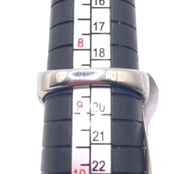 Mixed metal hammered textured chunky ring size 8.5 - Picture 4 of 4